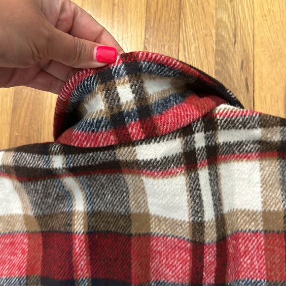 *last chance* Amazon Yeokou | Women’s red & white plaid shacket w/ buttons - Picture 16 of 16
